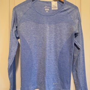 Nike Blue Long Sleeve Dri-FIT Shirt Women’s Large